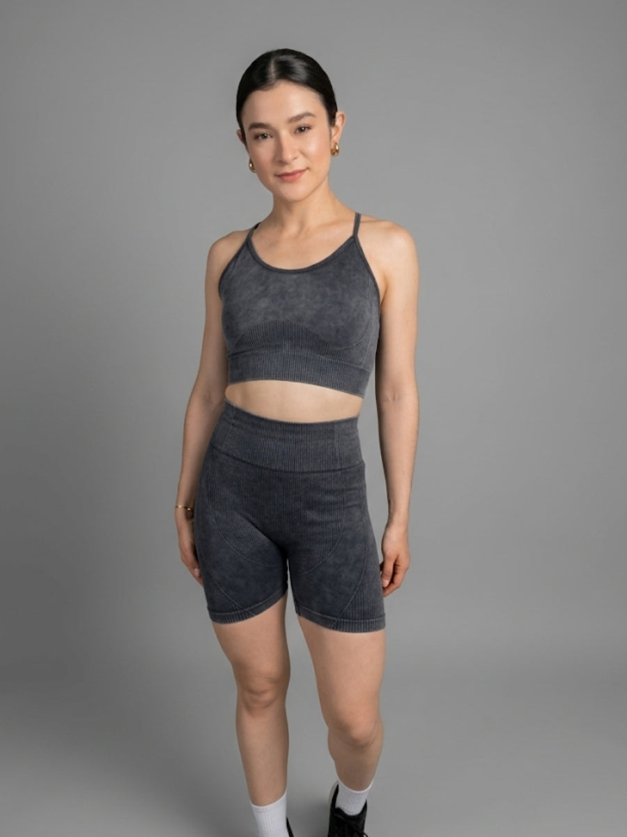 Set 2 Piezas Short Top Cruzado RUN WAY – Gym