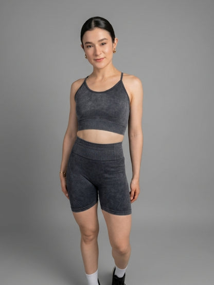 Set 2 Piezas Short Top Cruzado RUN WAY – Gym