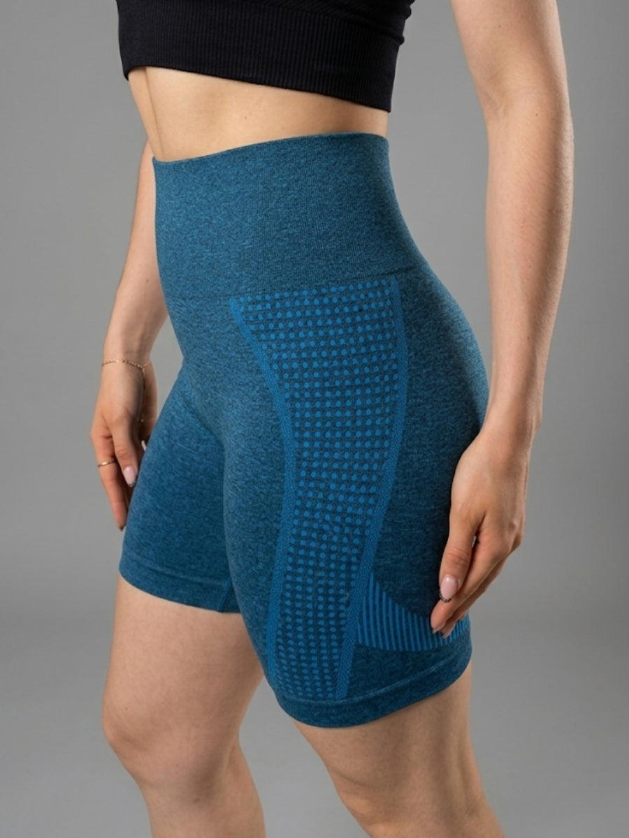 RUN WAY Push-Up Sport Shorts with Side Dots