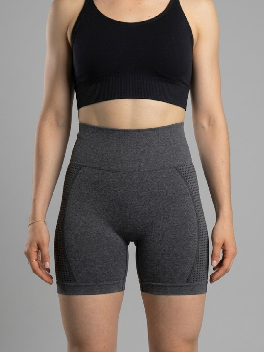 RUN WAY Push-Up Sport Shorts with Side Dots