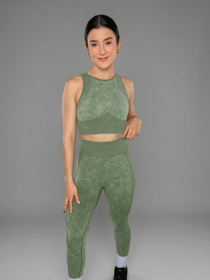 Set 2 Piezas Pantalón Largo Top Halter RUN WAY