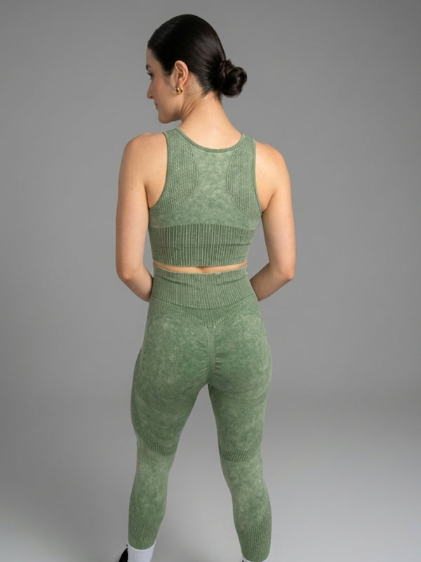 Set 2 Piezas Pantalón Largo Top Halter RUN WAY