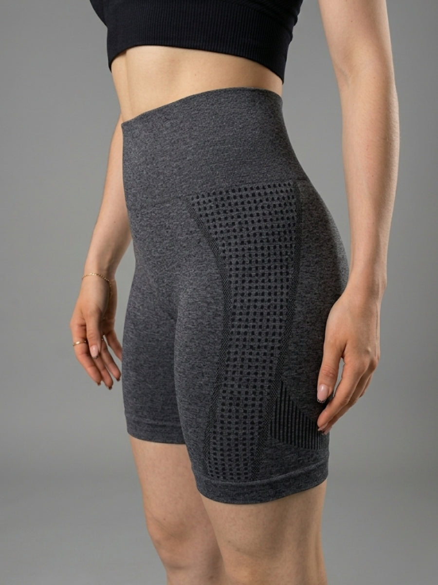 RUN WAY Push-Up Sport Shorts with Side Dots