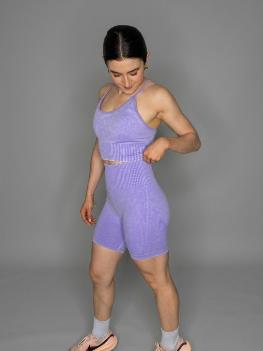 Set 2 Piezas Short Top Cruzado RUN WAY – Gym